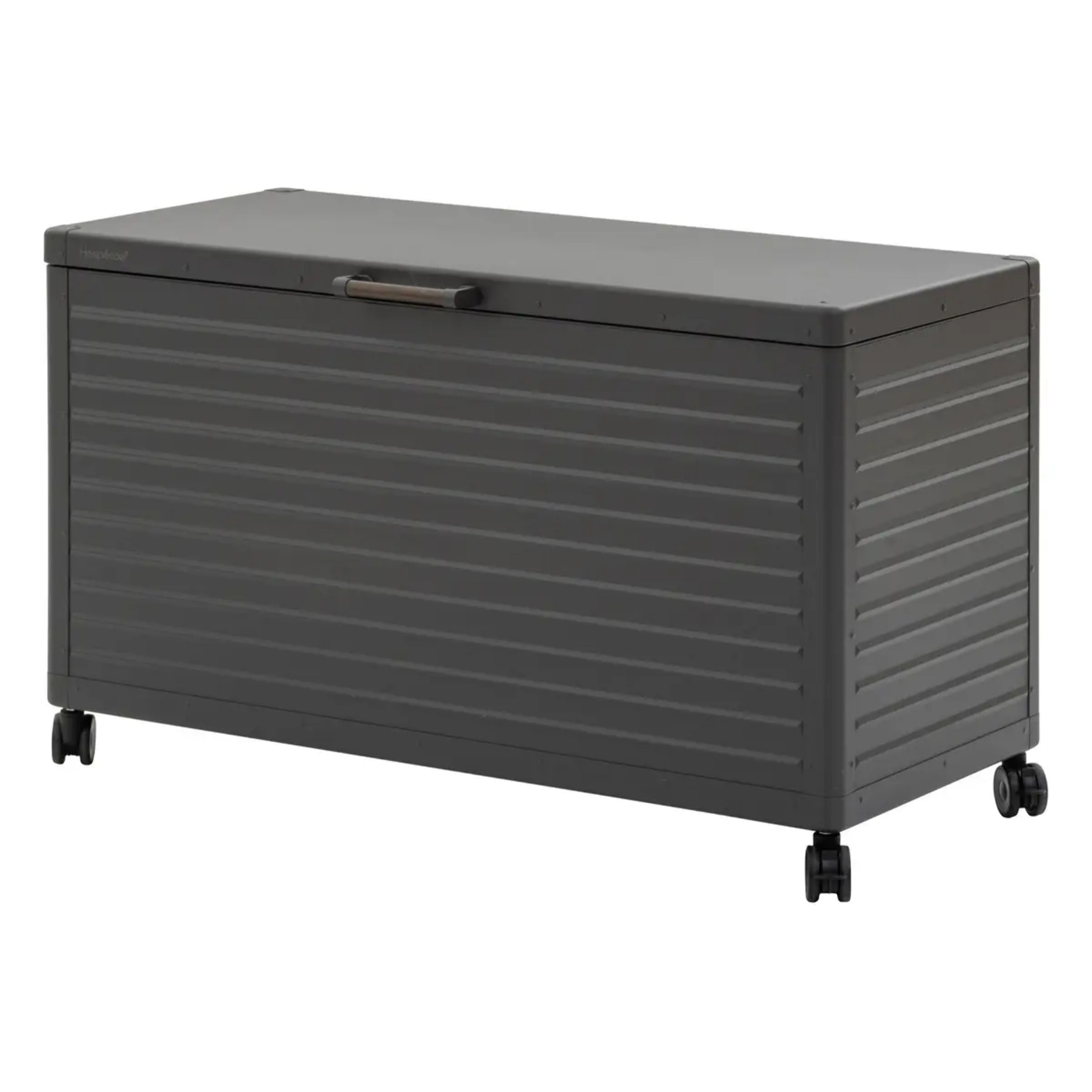 Coffre de rangement "Edenio" graphite S 130 x 60,4 x 78cm en aluminium 510 L
