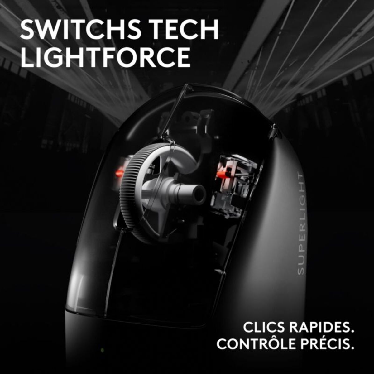 Souris Gamer Sans Fil LOGITECH Pro X superlight 2 compact Blanc