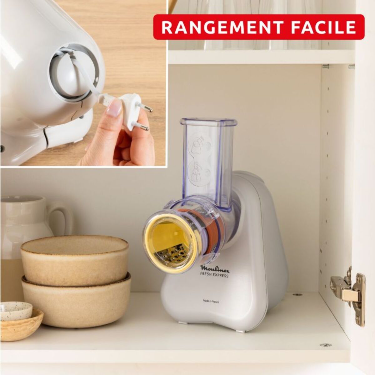 Rapeur trancheur MOULINEX électrique Fresh Express DK853BE0