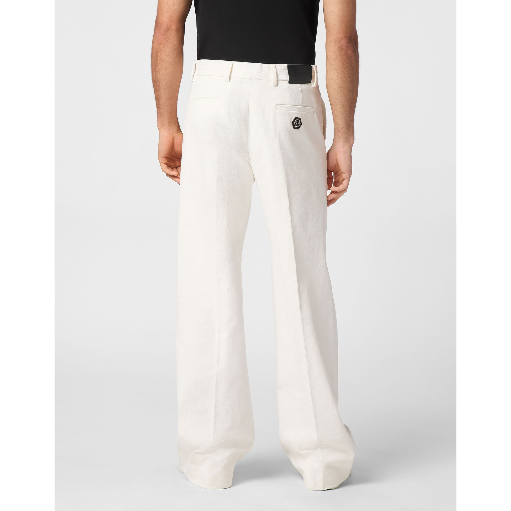 PHILIPP PLEIN Pantaloni a gamba larga