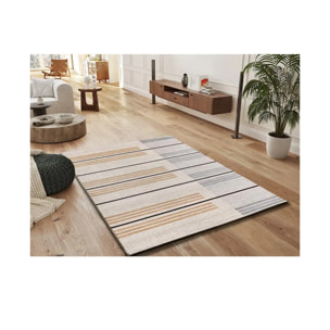 CRAFT Alfombra étnica en tonos gris y beige, varias medidas disponibles