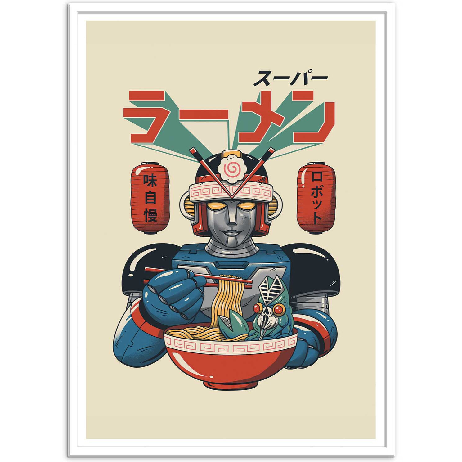 Affiche - Super Ramen Bot - Vincent Trinidad