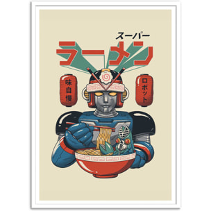 Affiche - Super Ramen Bot - Vincent Trinidad