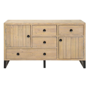 Buffet 152 cm bois recyclé AUCKLAND