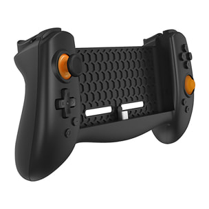 Mando Grip compatible con Nintendo Switch TNS-18133C. Conexión auto, alta ergonomía, motores de vibración, sensores giroscópicos.