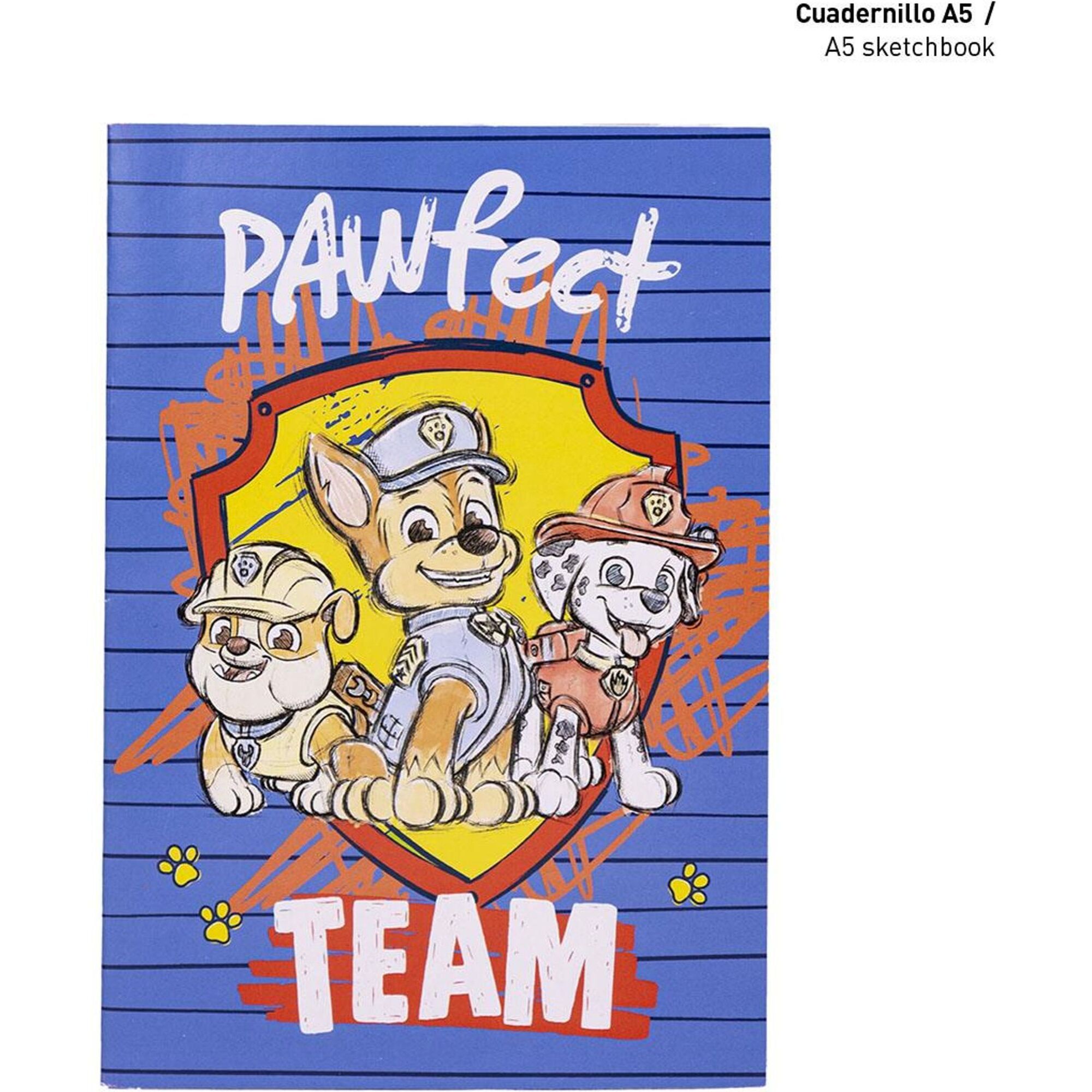 Set De Papelería Coloreable Paw Patrol Blue