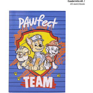 Set De Papelería Coloreable Paw Patrol Blue
