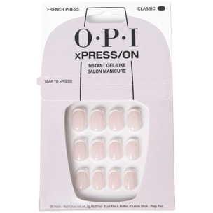 Duo Infinite Shine - Base et Top Coat Duo Pack - 30ml xPRESS-ON - French Press - Faux ongles réutilisables, effet gel