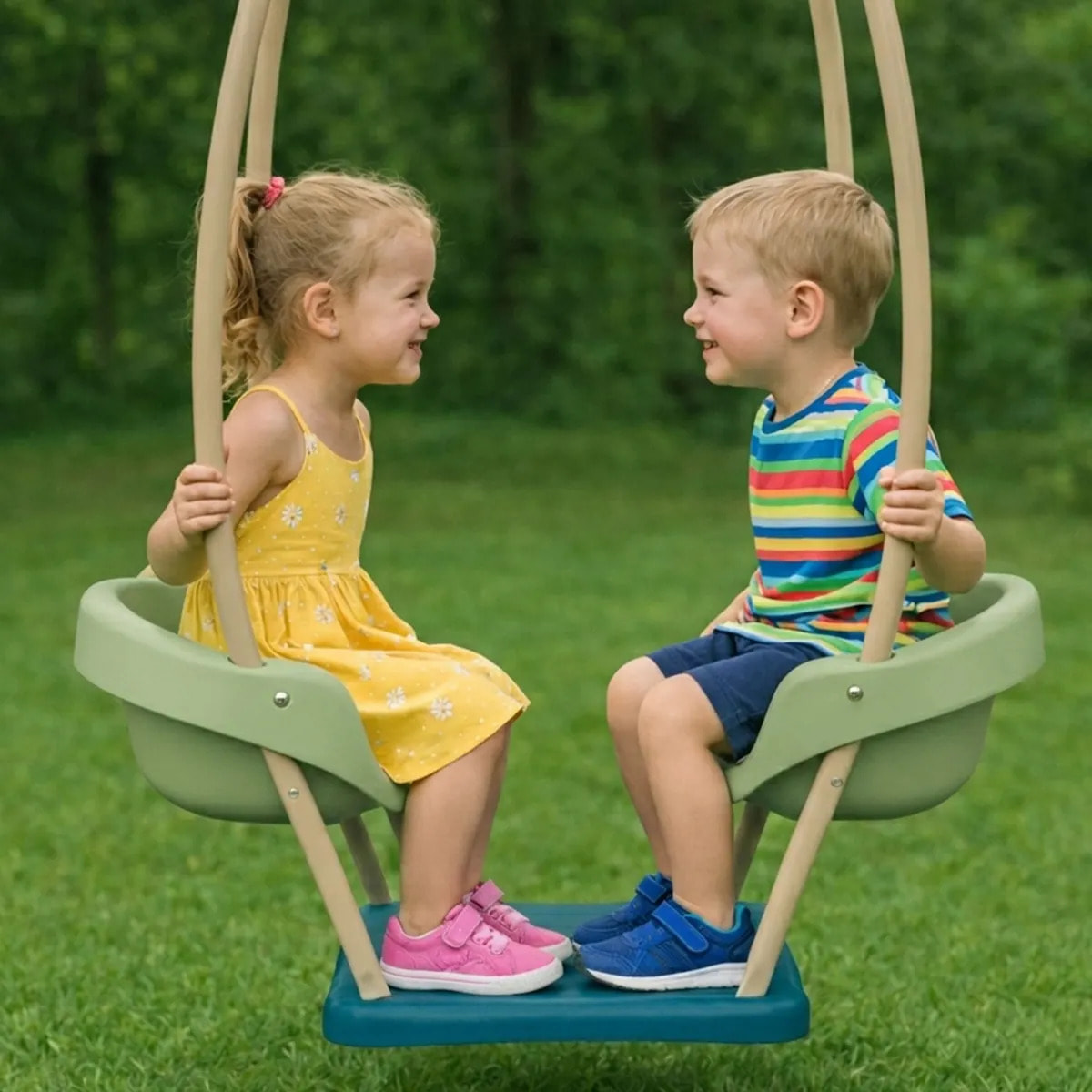 Portique bois 2,30 m Artix HALI 2 - 6 enfants