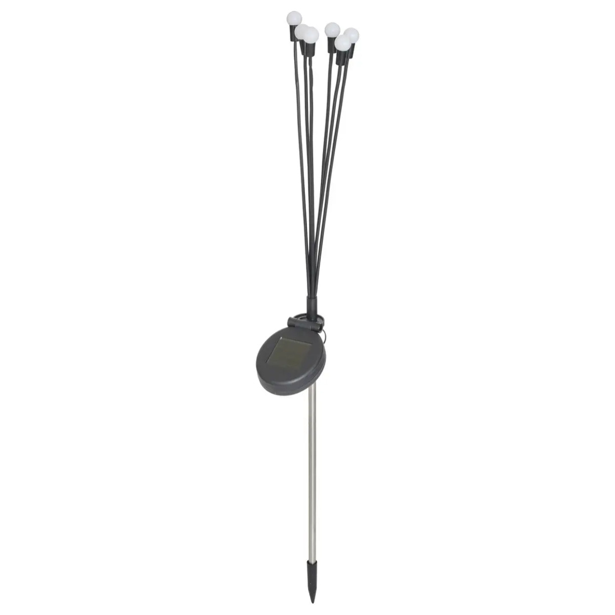 Balise d'extérieur solaire Tea H70cm noir et blanc