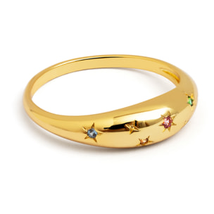 Anelli Spark Color Placcato Oro