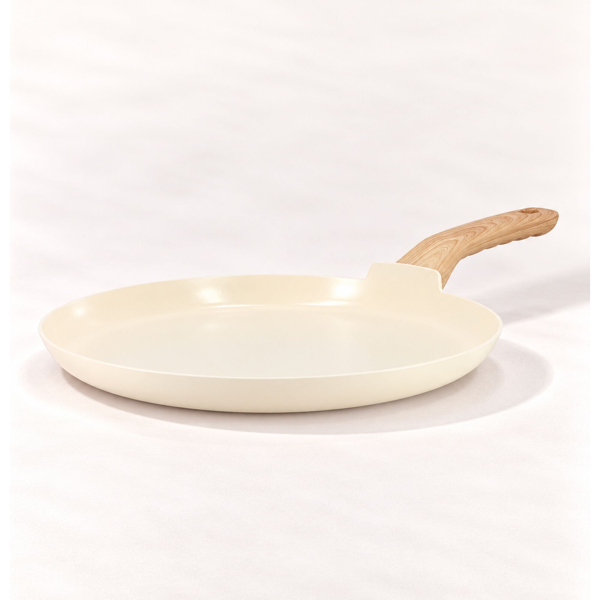 Crêpière 26cm avec revêtement céramique crème - tous feux COLORAMA