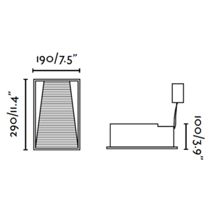 TIRSO-1 EMPOTRABLE LED 3W GRIS 4200K