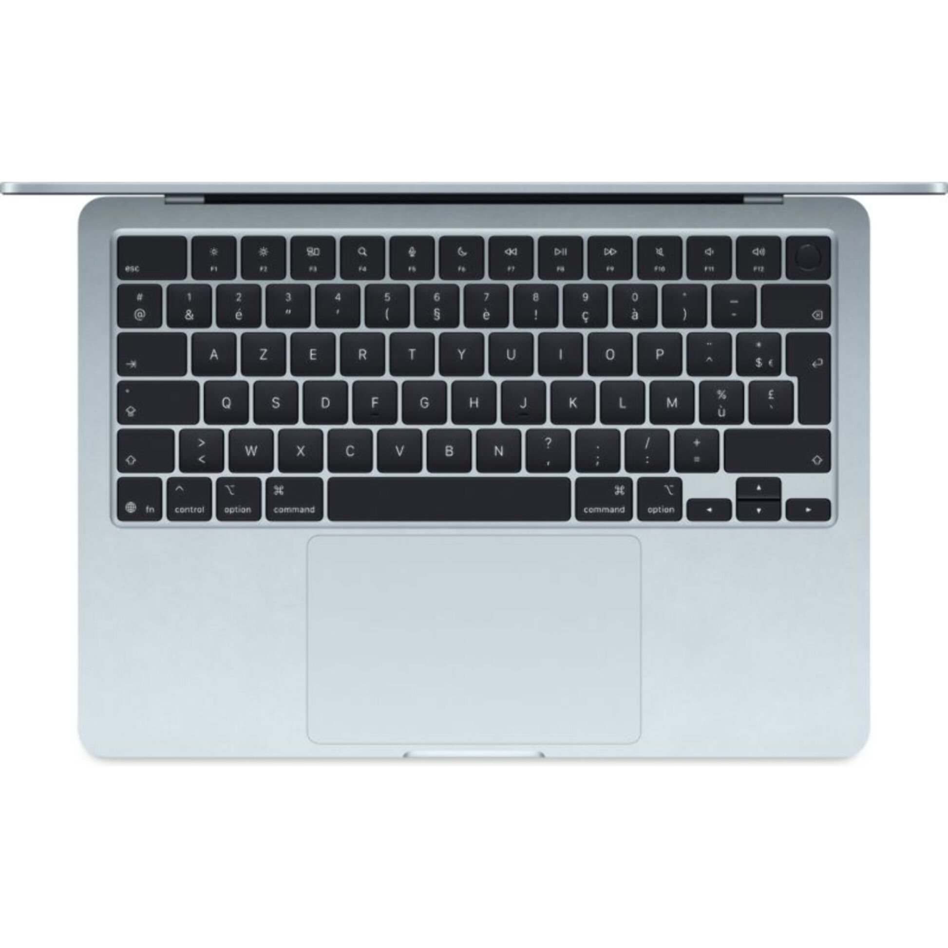 Ordinateur Apple MACBOOK Air 13" Puce M5 CPU 10 / GPU 10 coeurs Mémoire RAM 16Go Stockage 512Go SSD Bleu ciel