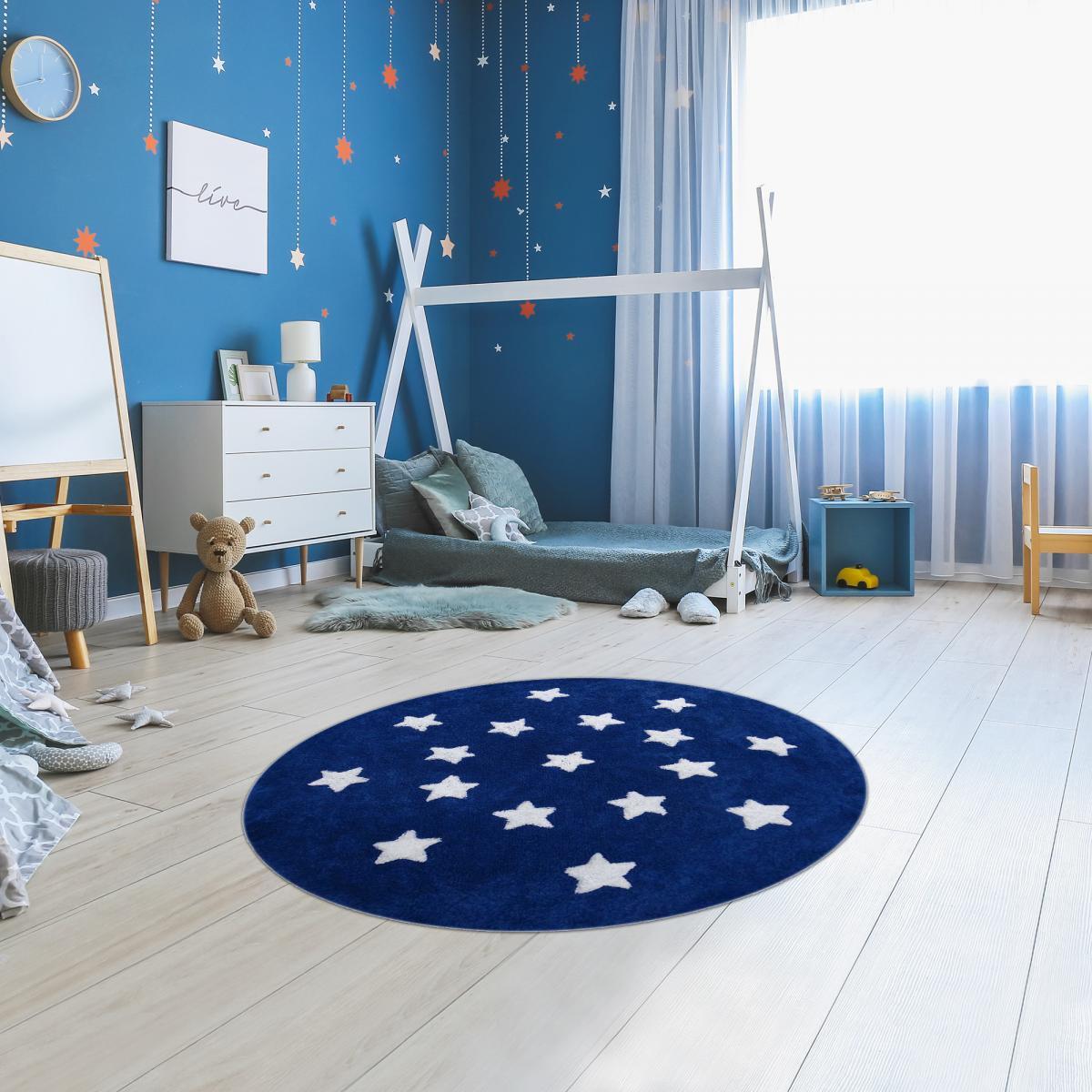 Tapis enfant Renu, fait main en coton hypoallergénique