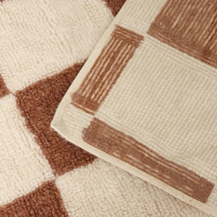 Tapis Homy rectangulaire 160x230cm marron
