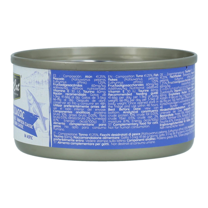 Kit Cat Lata Toppers - Atún & Katsobushi 80 g Comida húmeda para gatos en gelatina