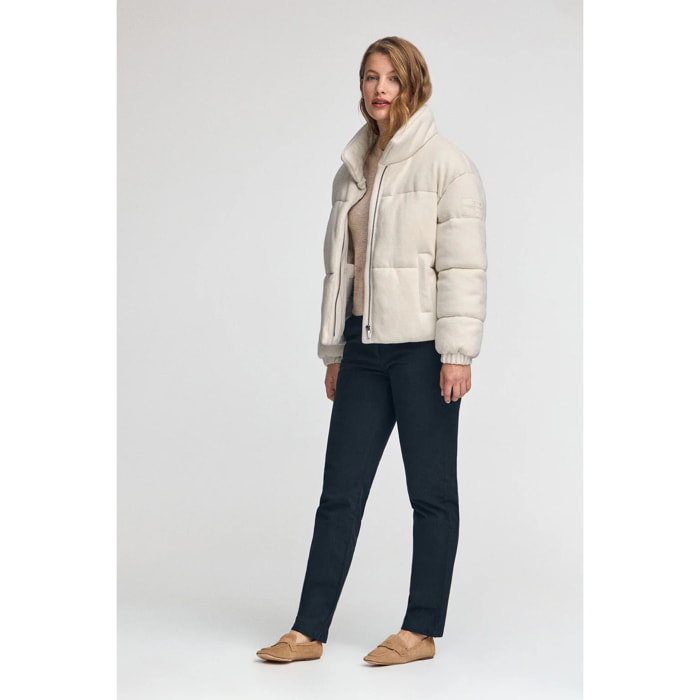 Chaqueta Lizzie color crudo con logo Polo Club