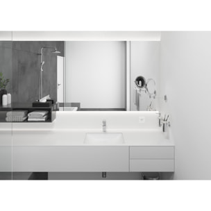 Vernis Shape Mitigeur de lavabo 100 sans tirette ni vidage chromé