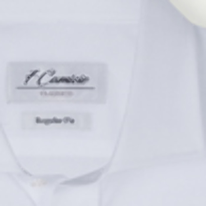 Camicia Uomo 1 Bottone Francese Popeline stretch Unito Bianco