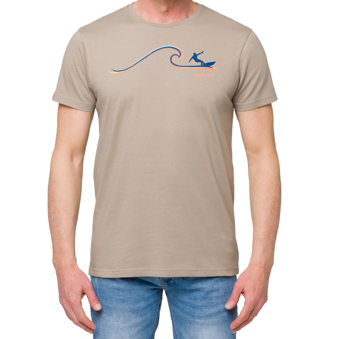 T-shirt in cotone 150 gr Hot Buttered Tamahee Cachi.