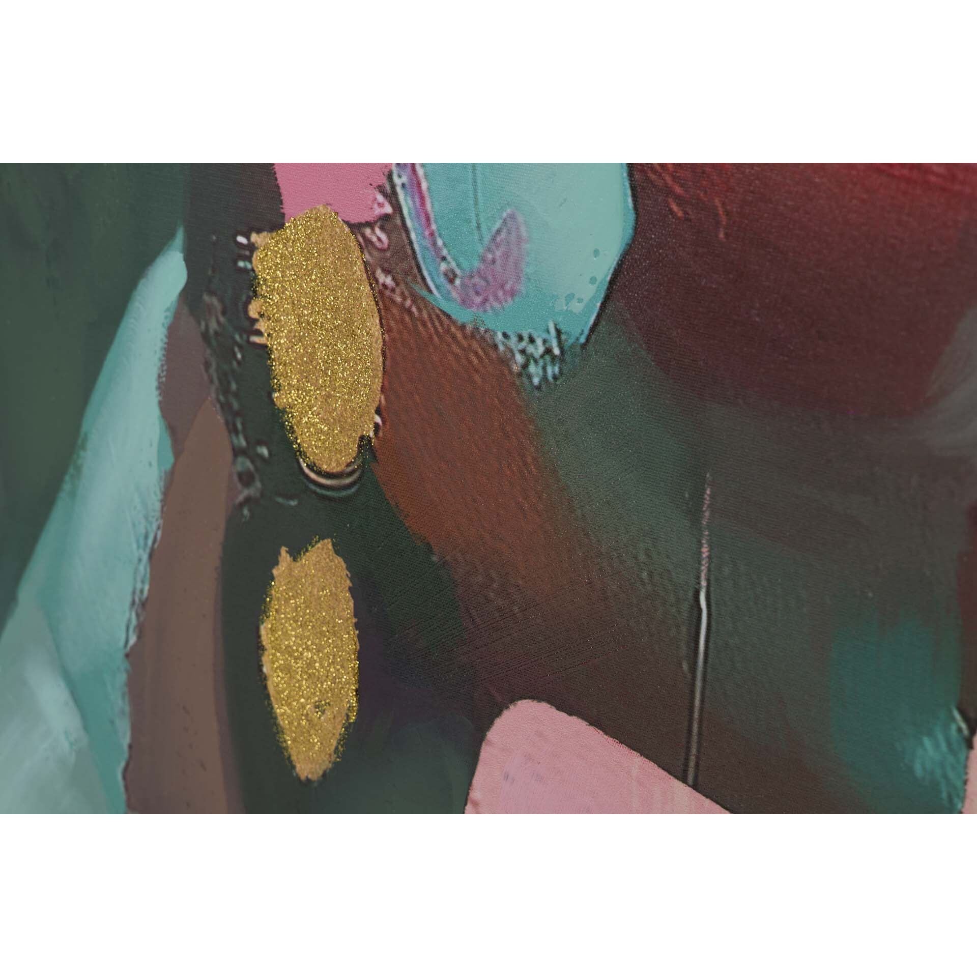 Cuadro Africana Con Marco Negro 80x4x120 Cm