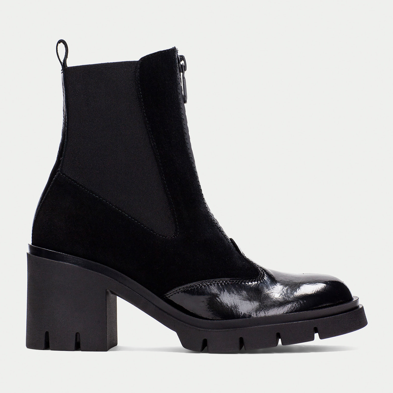 Botin Zurich Negro antracita 7 cm