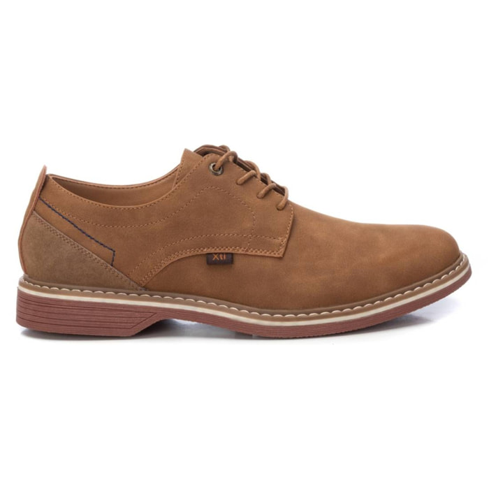 Zapato blucher/derby camel