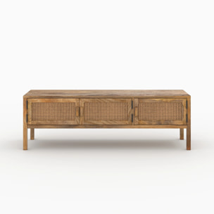 Ensemble buffet et meuble TV en bois - Tiki