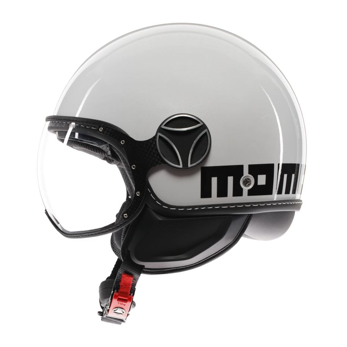 CASCO MOMO FGTR EVO E2206 MONO WHITE QUARZ/BLACK