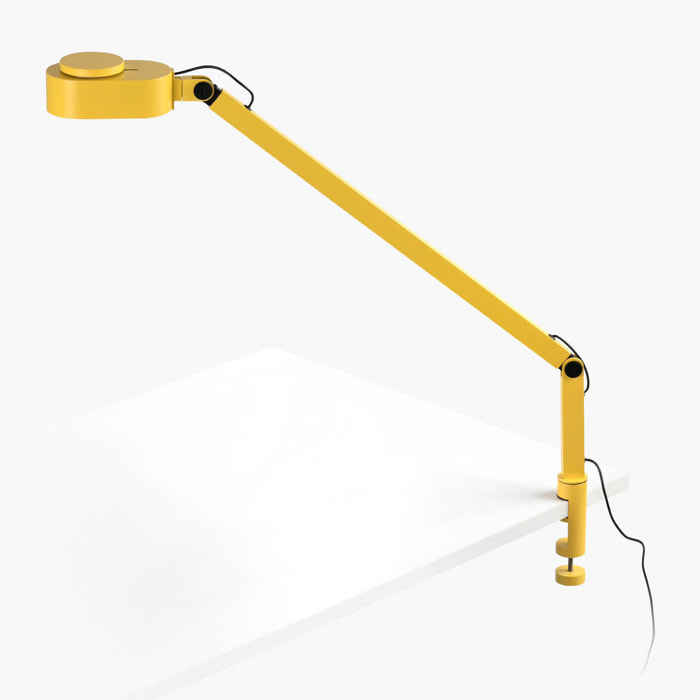 INVITING Lampada clip giallo