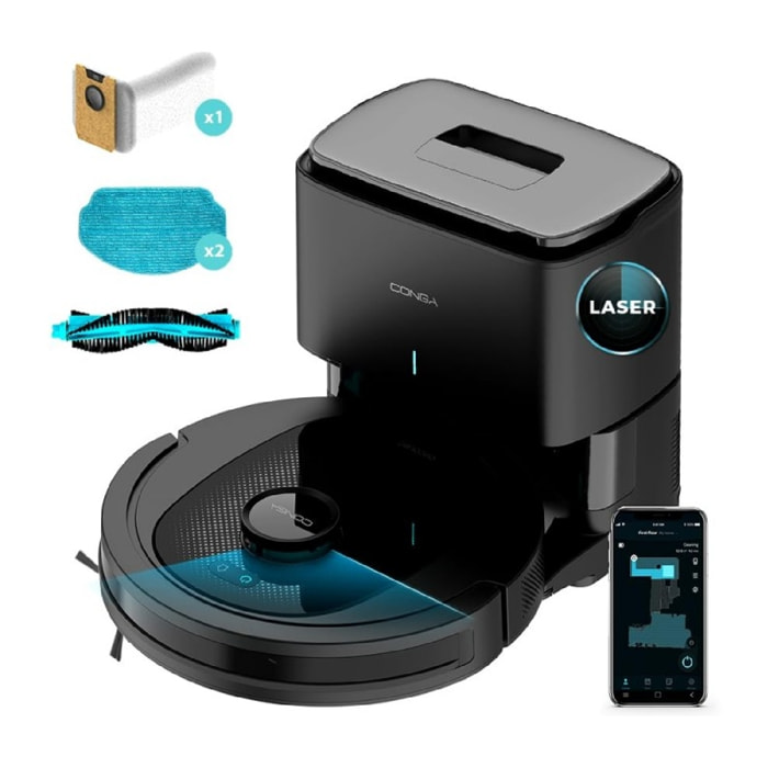 Cecotec Robot aspirateur Conga 7490 Ultimate Home X-Treme