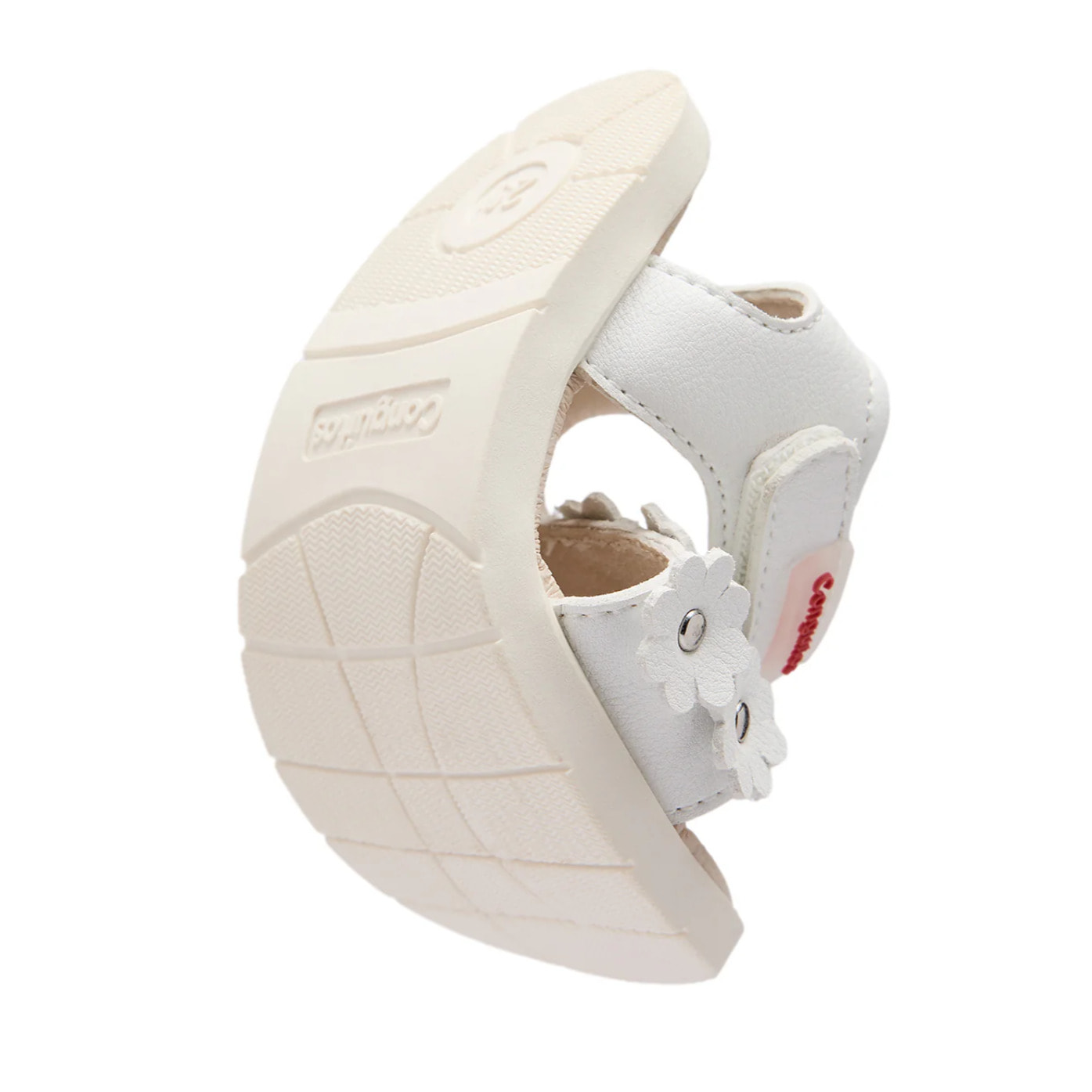 Sandalias Abiertas de Niña Respetuosas Goflex en Blanco