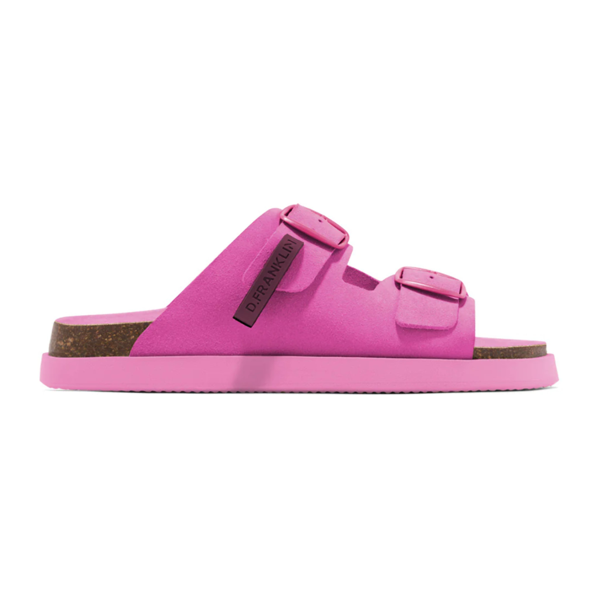Sandalias Vibe Mujer Cierre Hebilla Color Rosa