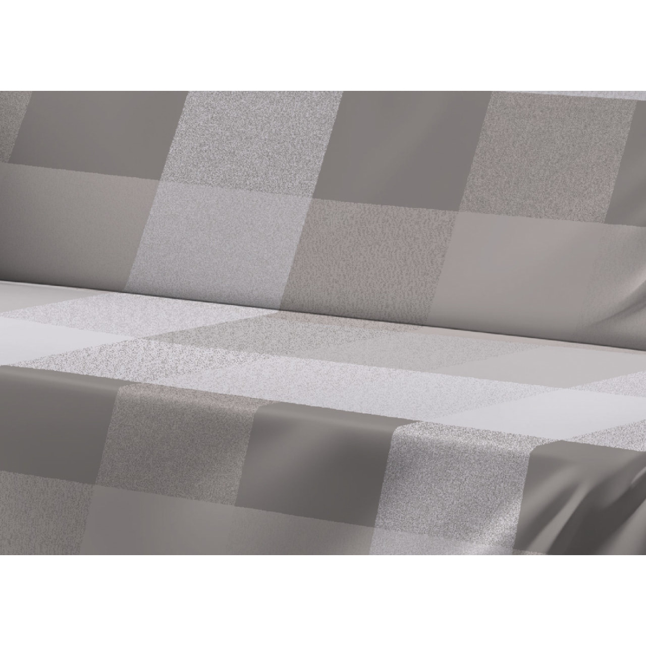 Telo Arredo Multiuso In 100% Cotone Disegno Scotland Beige