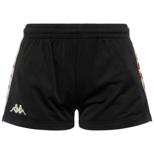 Kappa - Pantaloni Corti Donna Nero - 222 Banda Ladytread