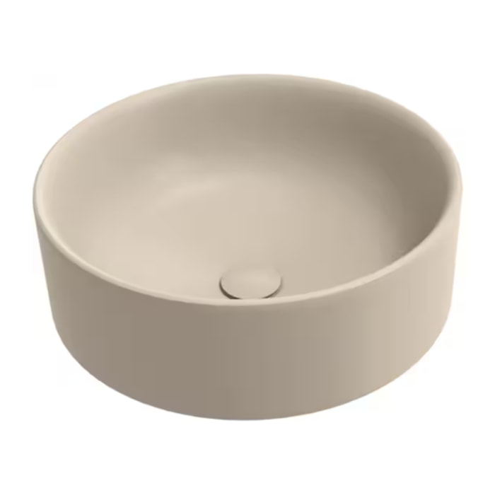 Vasque ronde à poser Vox satinée argile