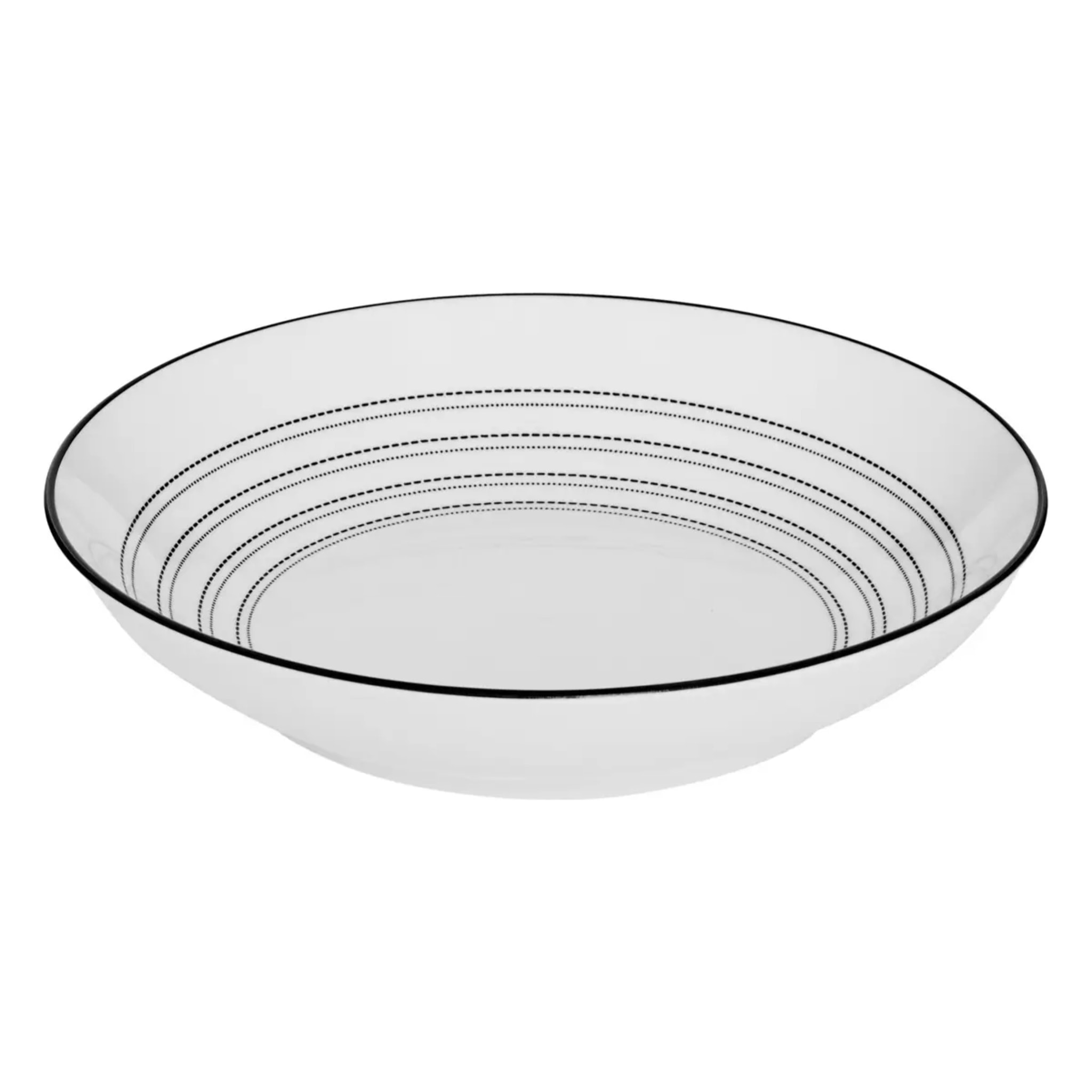 Service de table Lunova 18 pièce(s) blanc D26,6xH2,6cm