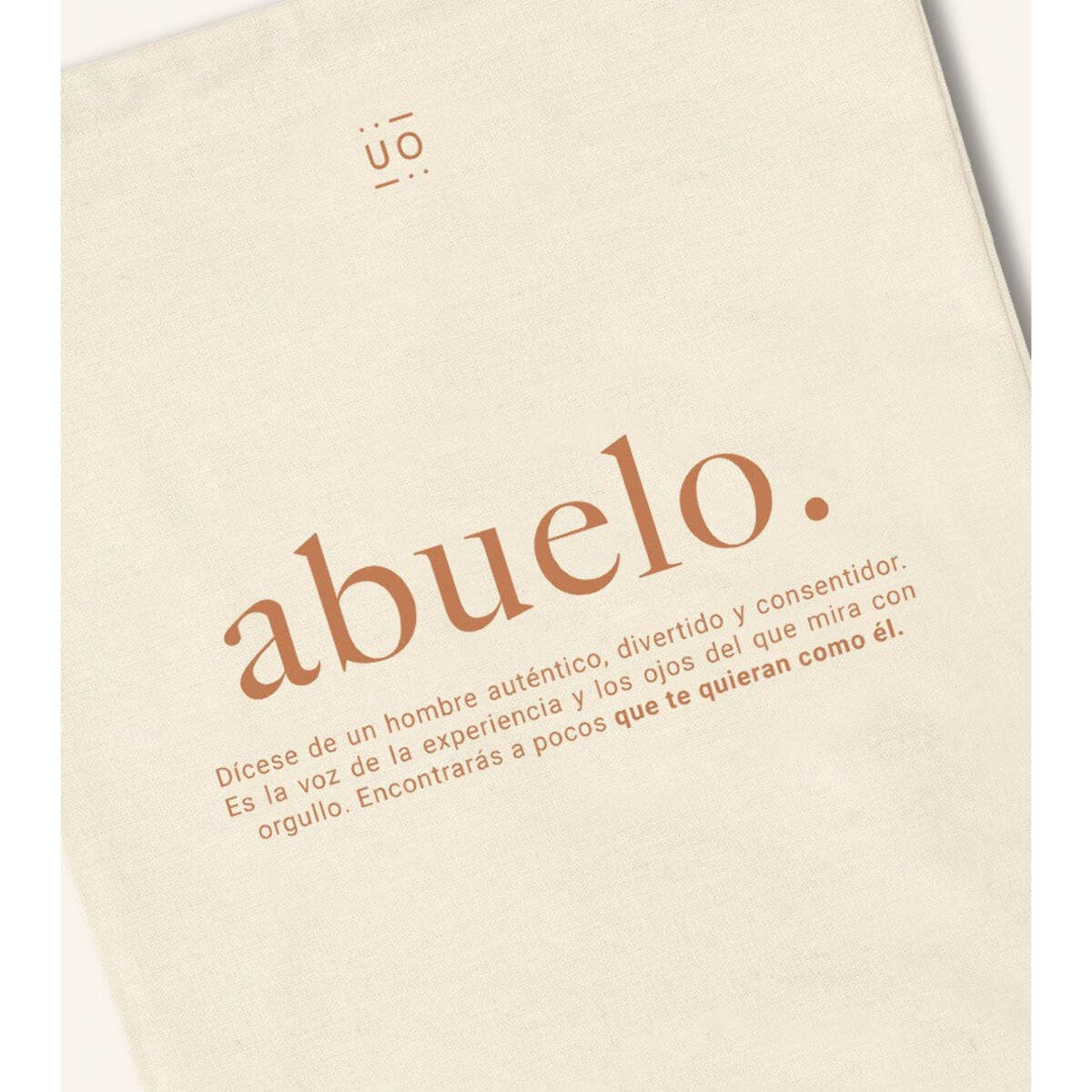 Bolsa Tela Regalo "Abuelo definición" NEW