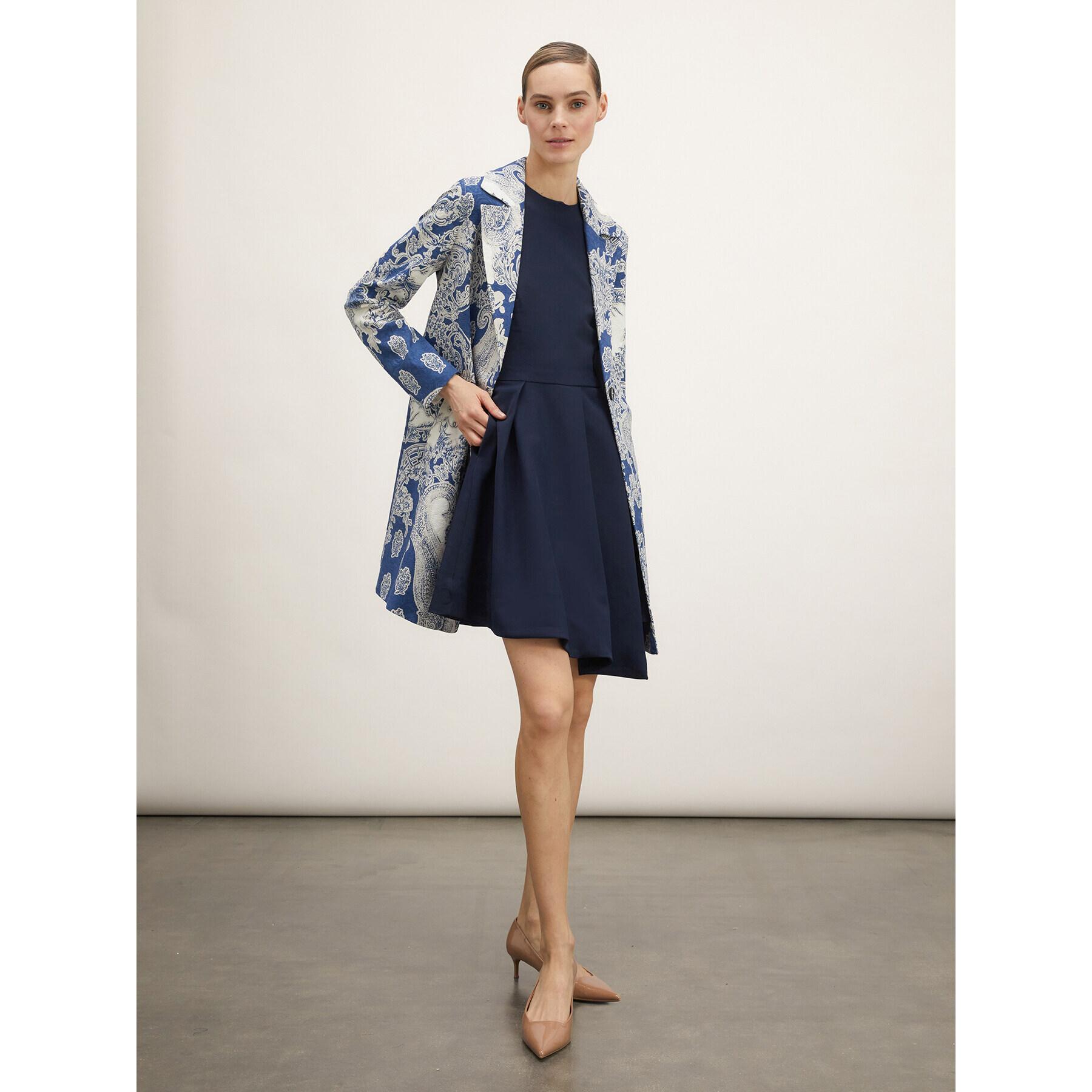 Motivi - Cappotto leggero jacquard - Blu