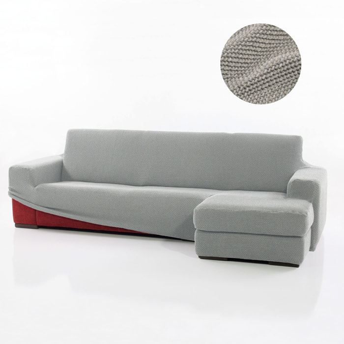 Funda para Chaise Longue derecho (visto de frente) brazo corto SÚPER ELÁSTICA modelo HELENA