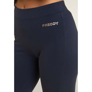 Leggings mini flare con carré a cuore