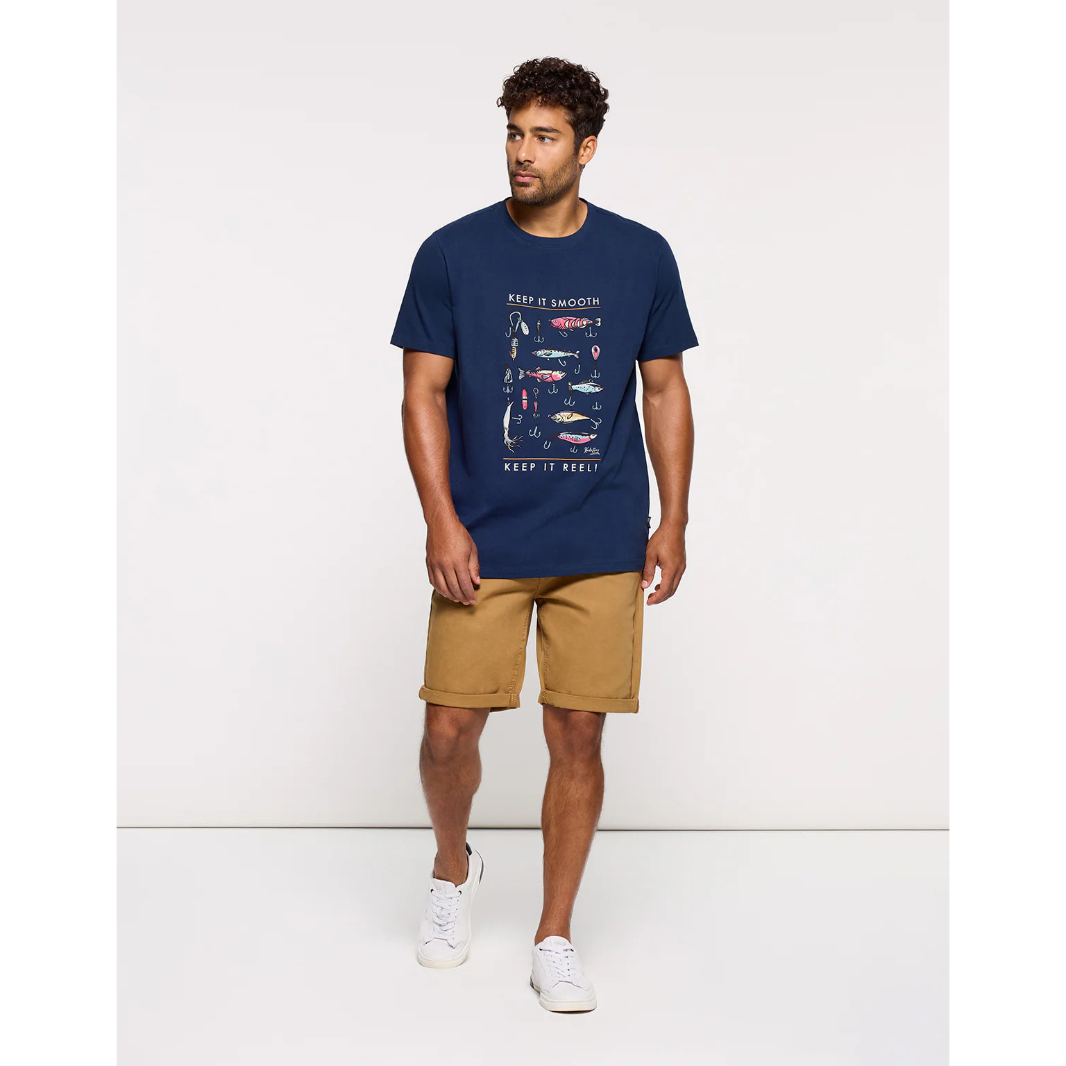 Camiseta Manga Corta Azul Marino - Nichols