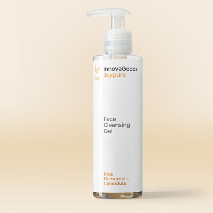 Gel nettoyant visage Rice Joypure InnovaGoods 200 ml