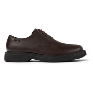 Zapatos de cordones - CAMPER Norman - Marron - Cuero liso