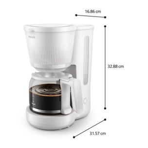 Cafetière PHILIPS série 3000 HD7411/00 blanc