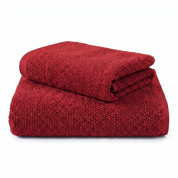 INTRECCI HOME Set Bagno Asciugamani Viso e Ospite, in Puro Cotone 500 g, Morbidezza Extra, Assorbenza Superiore