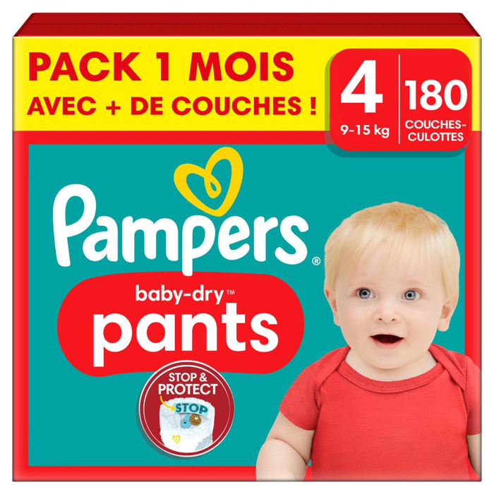 Pampers Couches Baby-Dry Taille 6 (13-18 kg), 148 Couches Bébé