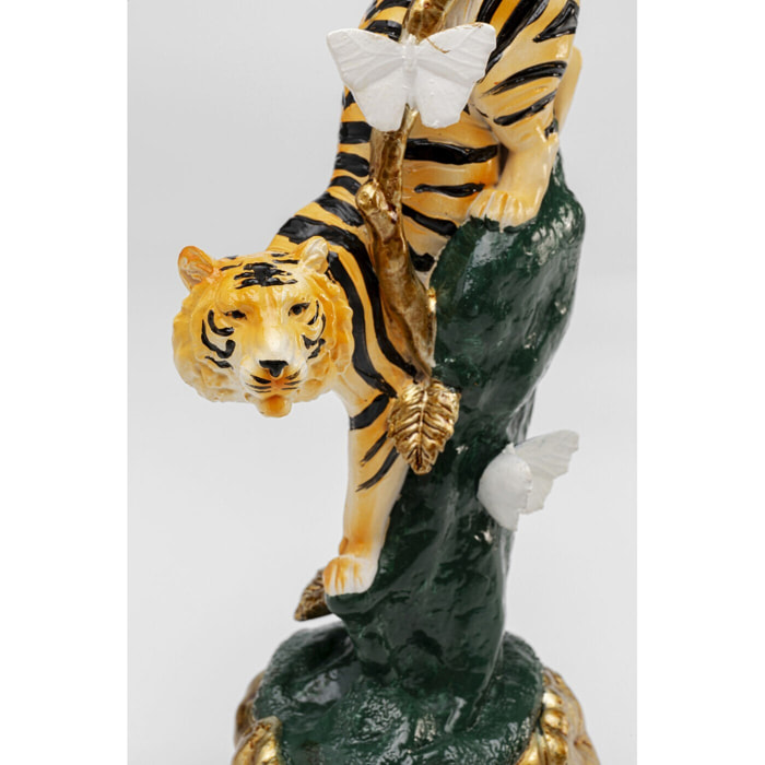 Bougeoir tigre 33cm Kare Design