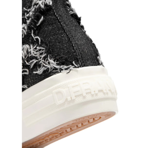 Zapatillas Altas Mujer One Way High Denim Negro D.Franklin